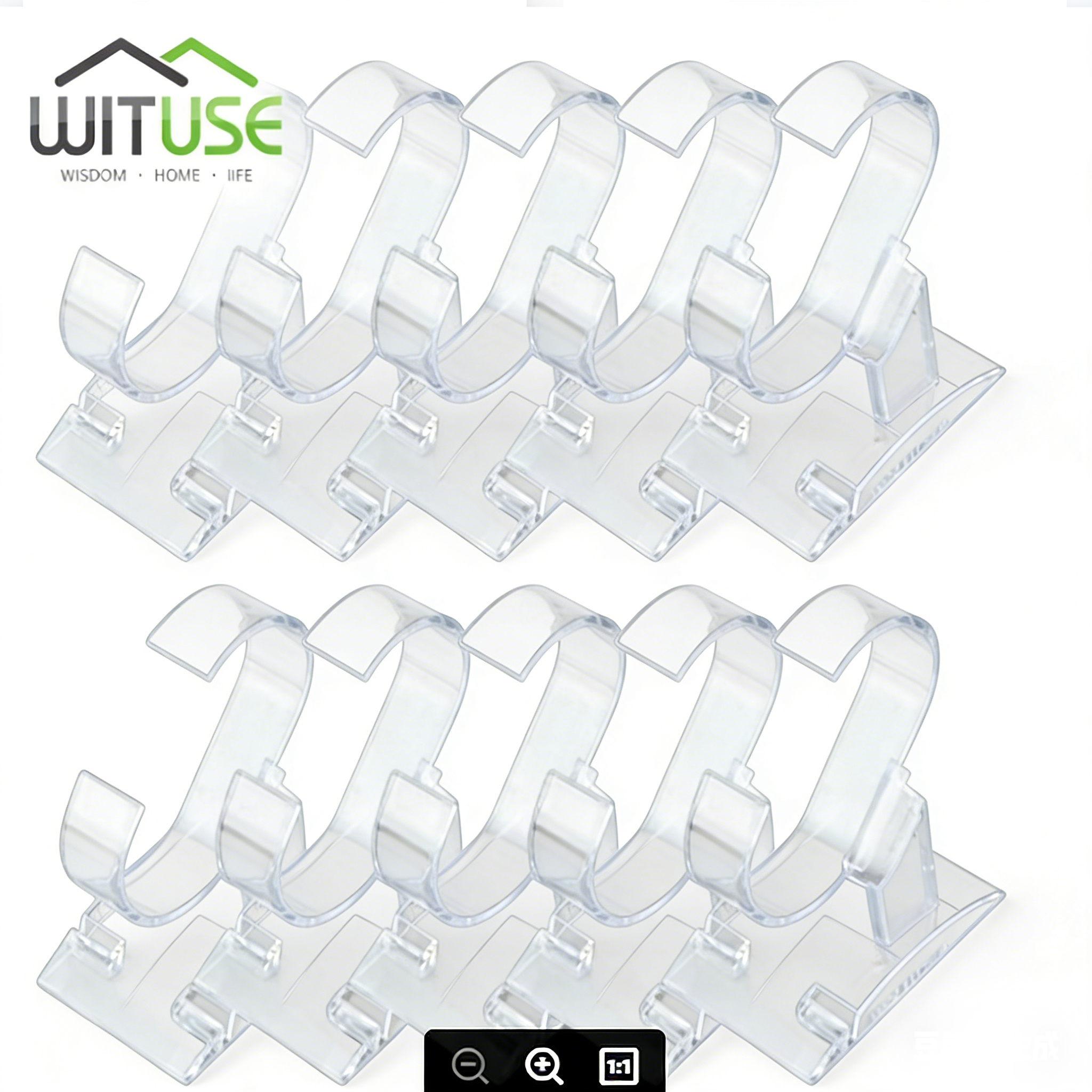 Jewelry Store Mens Watches - 20Pcs Clear Acrylic Watch Display Stands,