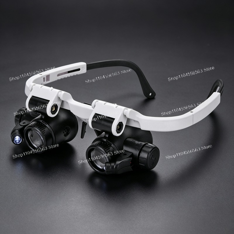 Jewelry Repair & Watches Photos - 8x/15x/23x Headband LED Magnifier Interchangeable Lens