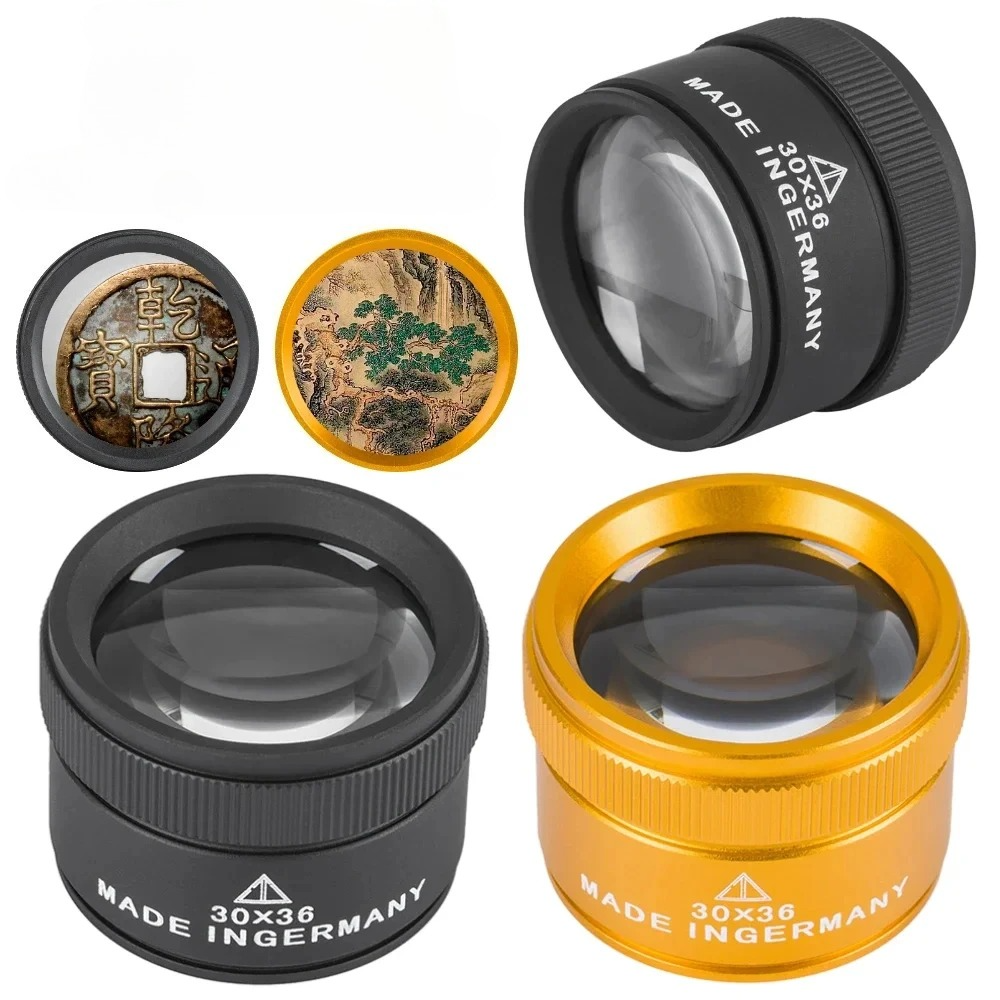 Used Jewelry Watches - High-definition K9 optical magnifying glass, portable