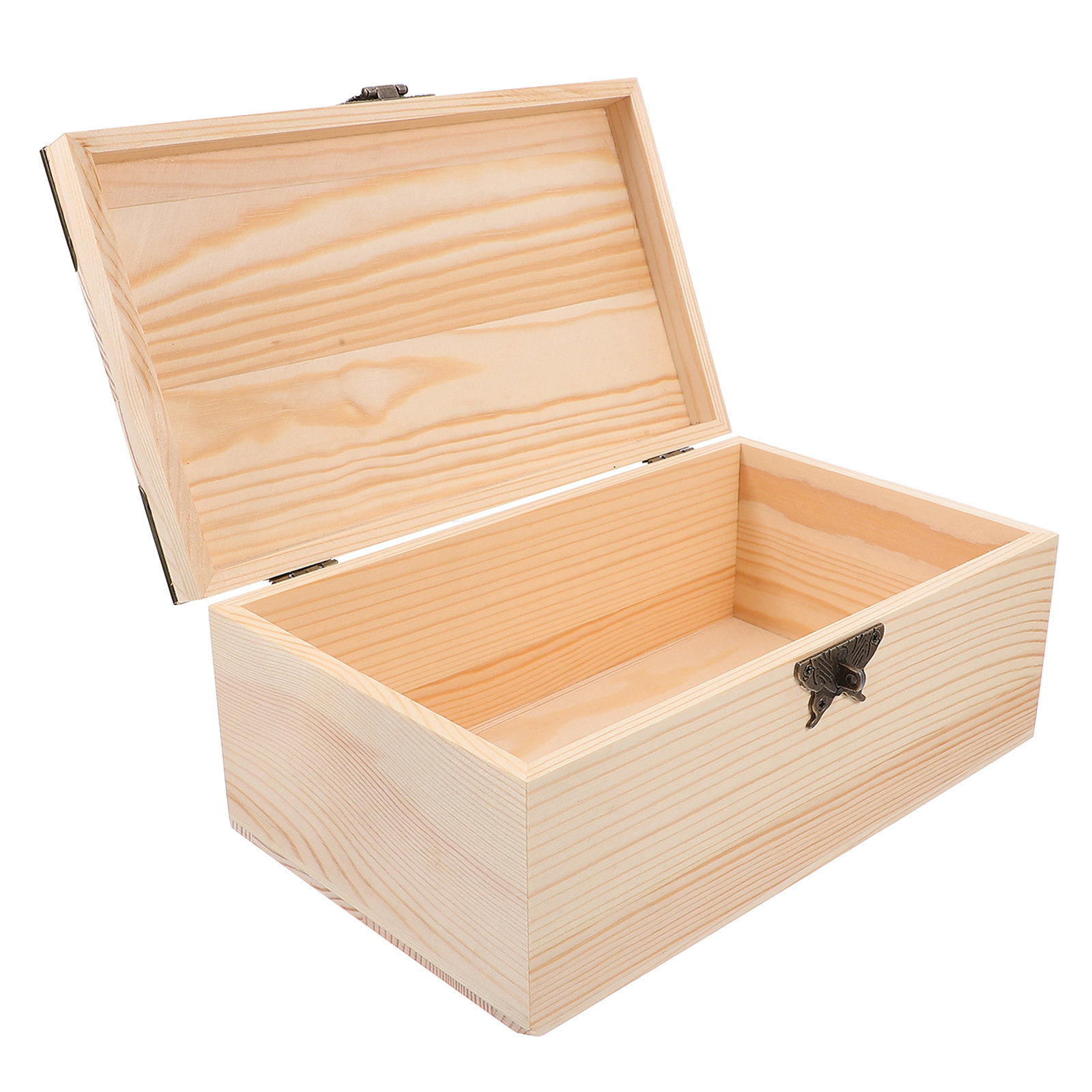 Jewelry Organizer Watches - Wooden Storage Box Large Keepsake Organizer