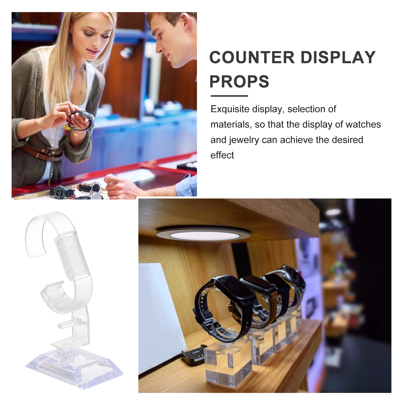 10Pcs Adjustable Plastic Watch - đánh giá và giá Jewelry Stand Watches