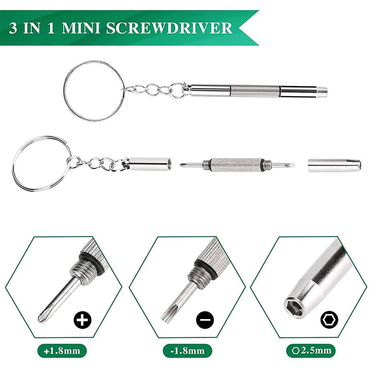 1/2PCS Precision 3 in1 Screwdr - đánh giá và giá Jewelry Repair & Watches Photos