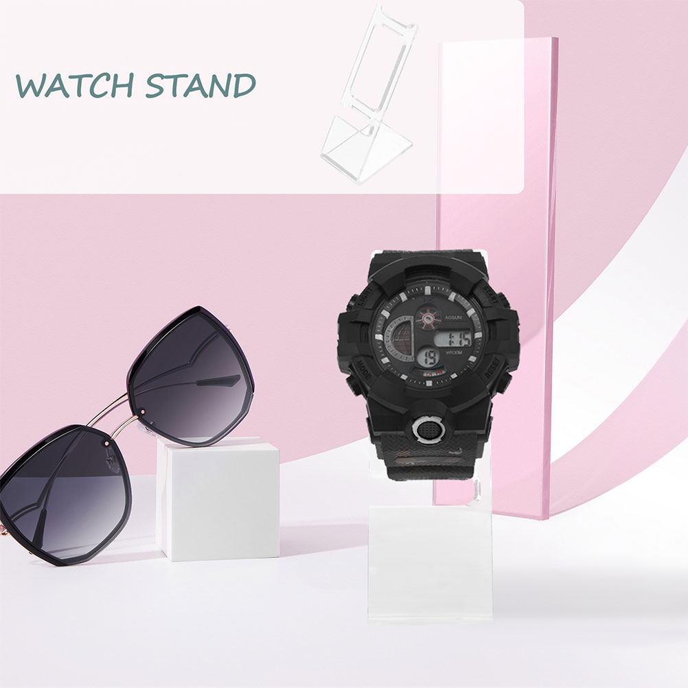50Pcs Clear Plastic Watch Disp - đánh giá và giá Jewelry Stand Watches