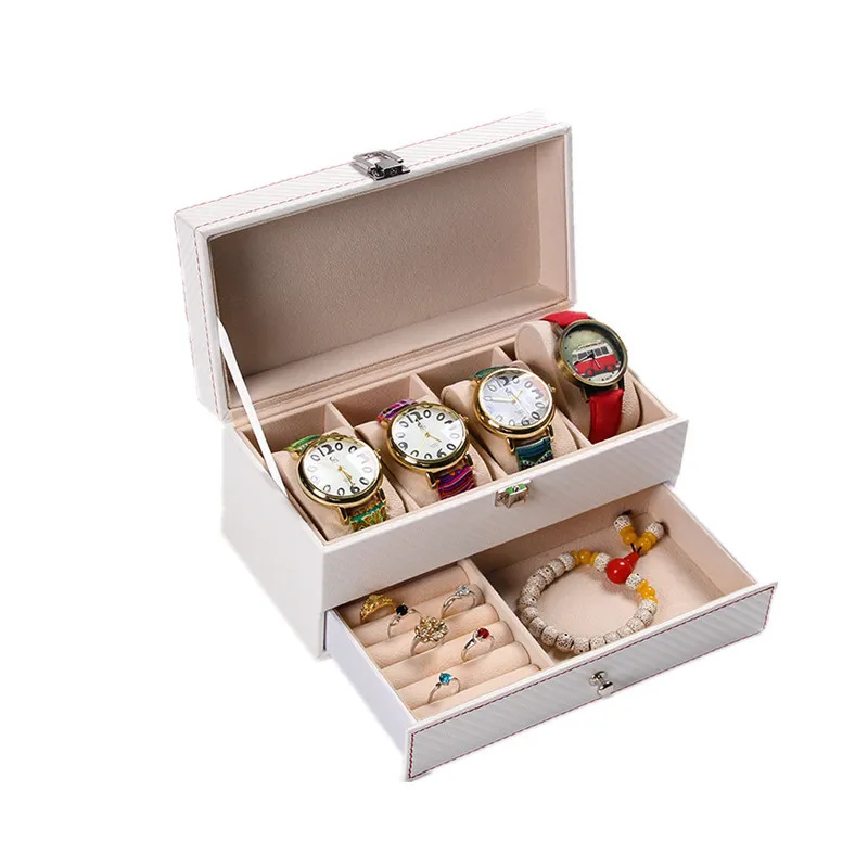 4 Slots Watch Boxes Double Car - đánh giá và giá Best Jewelry Watches