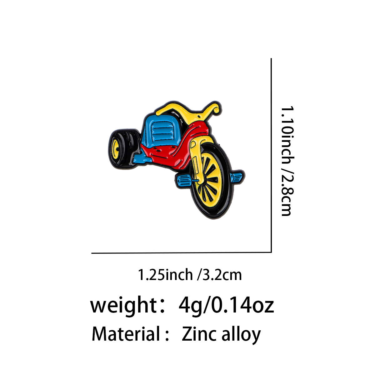 Retro Bicycle Enamel Pin Vinta - đánh giá và giá Vintage Brooch Pin