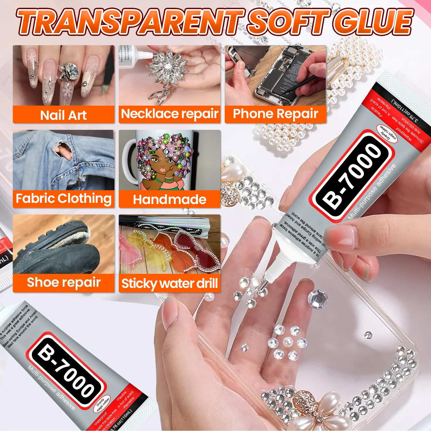 1-10Pcs B-7000 Super Glue Lool - đánh giá và giá Jewelry Repair & Watches Photos