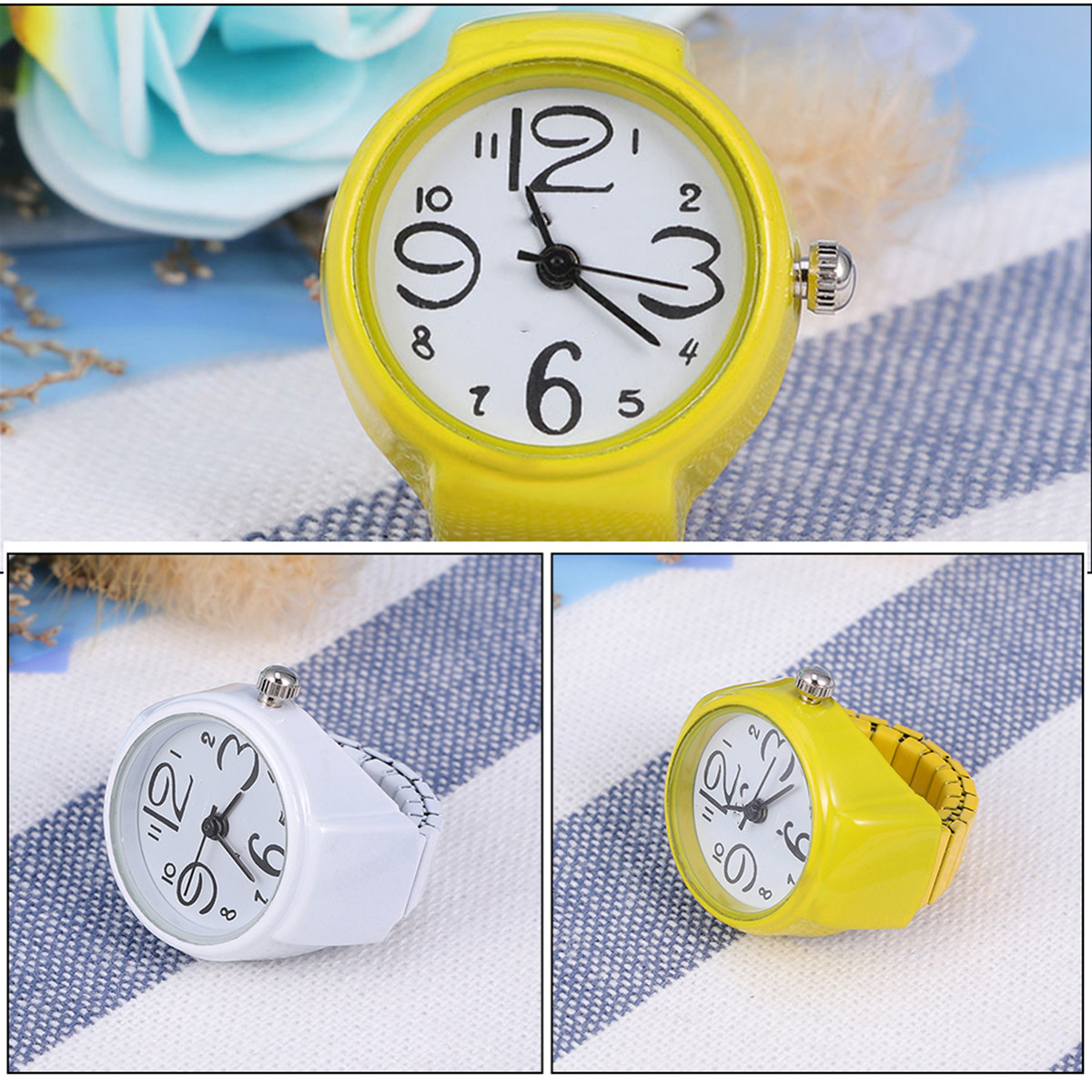 2Pcs Ring Watch Finger Quartz  - đánh giá và giá Unique Jewelry Watches