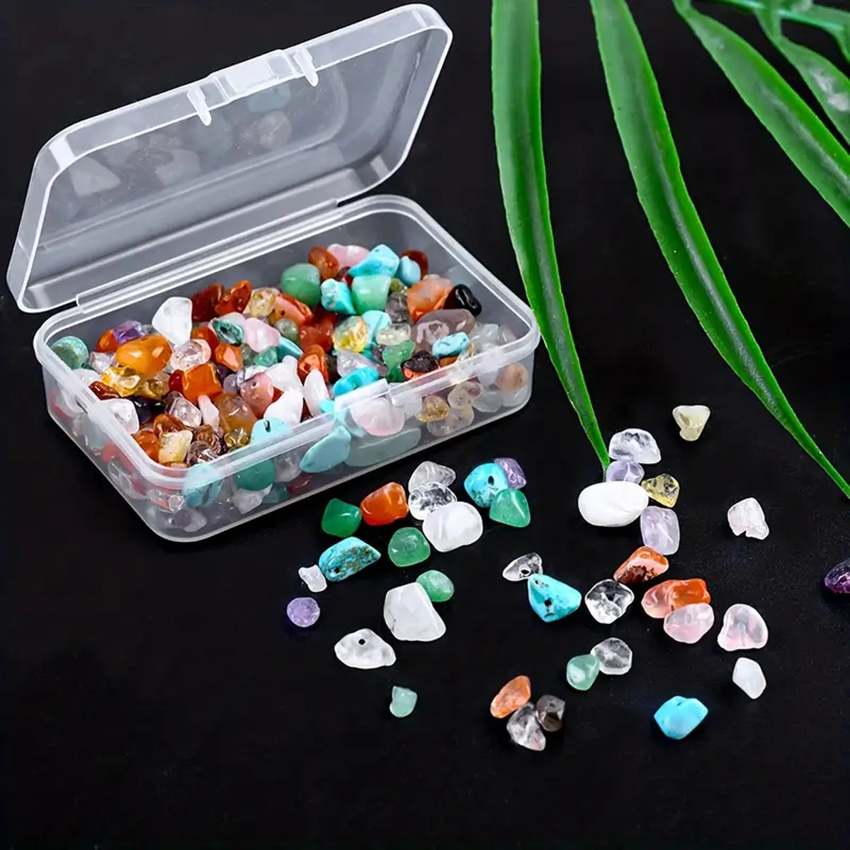 100/200pcs Natural Chips Stone - đánh giá và giá Gemstone Bracelet Healing