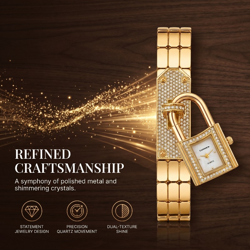 Unique Women's Lock Watch Luxu - đánh giá và giá Unique Jewelry Watches