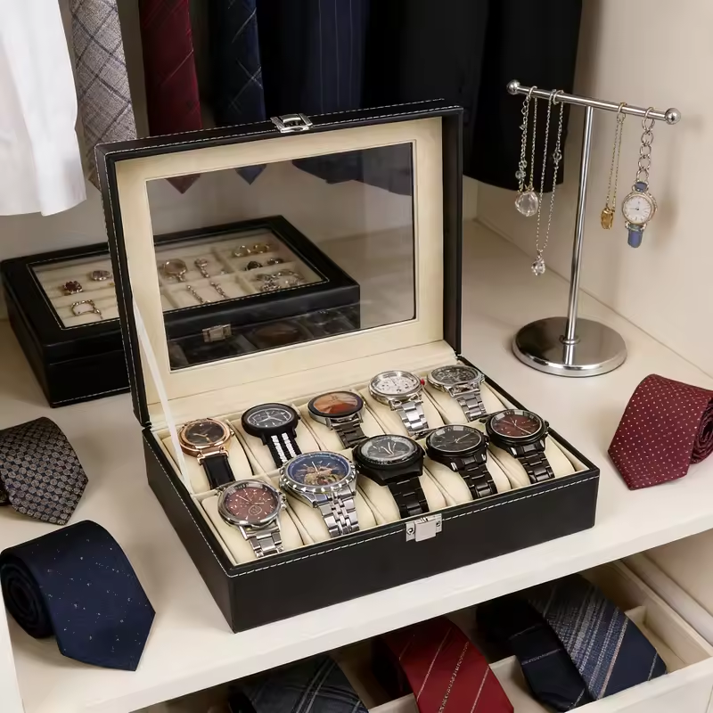 Watch Boxes 10 Girds Cases Sto - đánh giá và giá Best Jewelry Watches