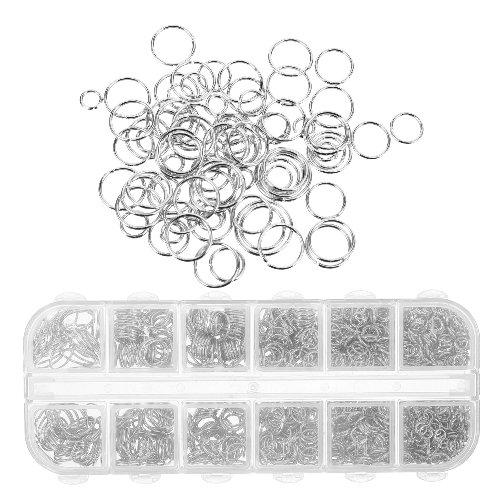 1200Pcs Metal Open Jump Rings  - đánh giá và giá Jewelry Repair & Watches Photos