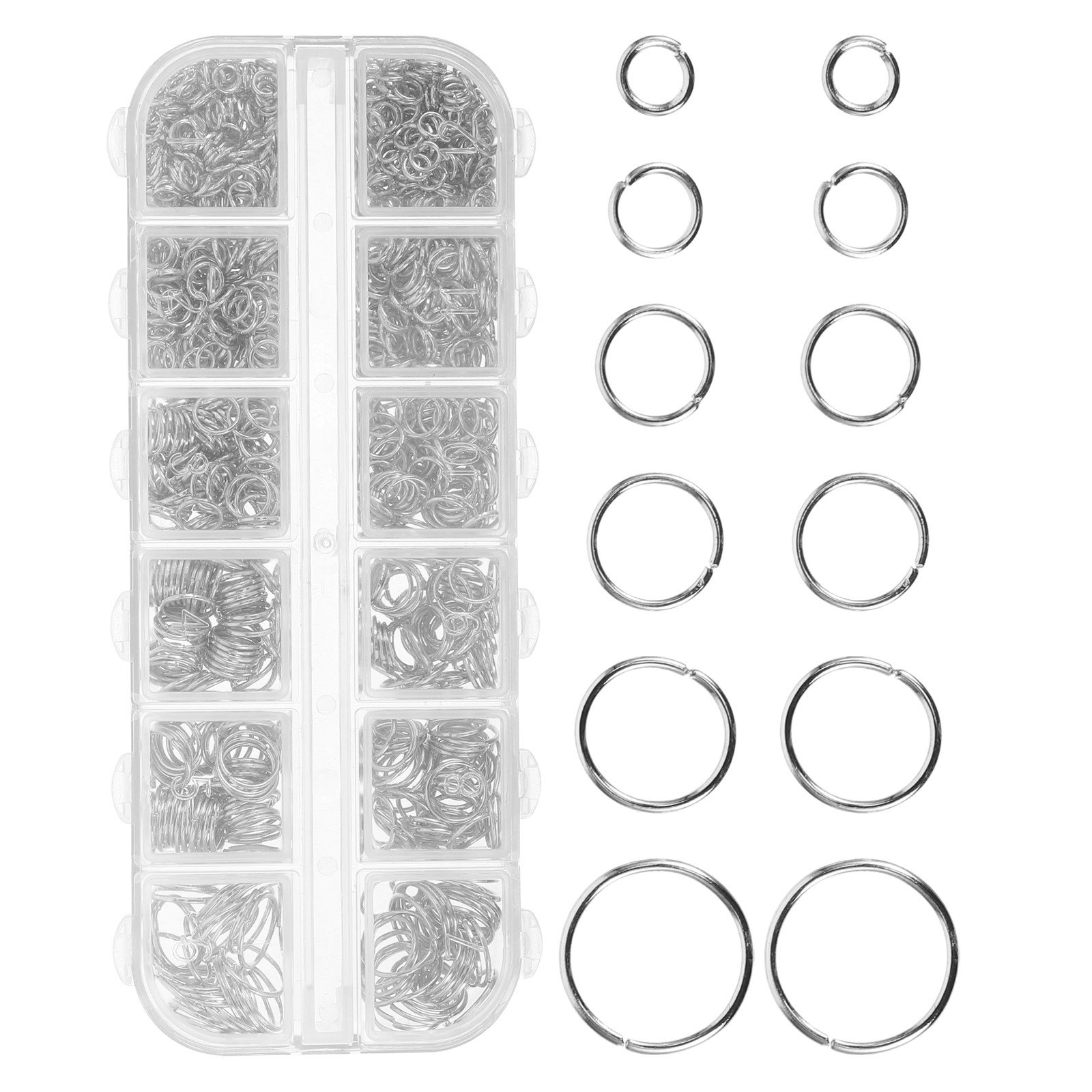 1200Pcs Metal Open Jump Rings  - đánh giá và giá Jewelry Repair & Watches Photos