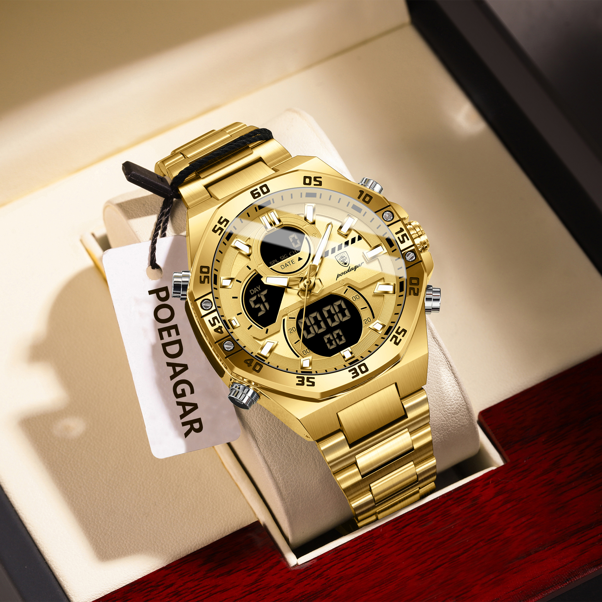 POEDAGAR Sport Men Watch LED W - đánh giá và giá Jewellery Watch