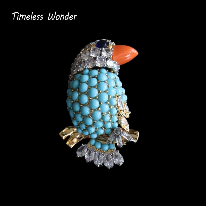 Timeless Wonder Fancy Zircon B - đánh giá và giá Vintage Brooch Pin