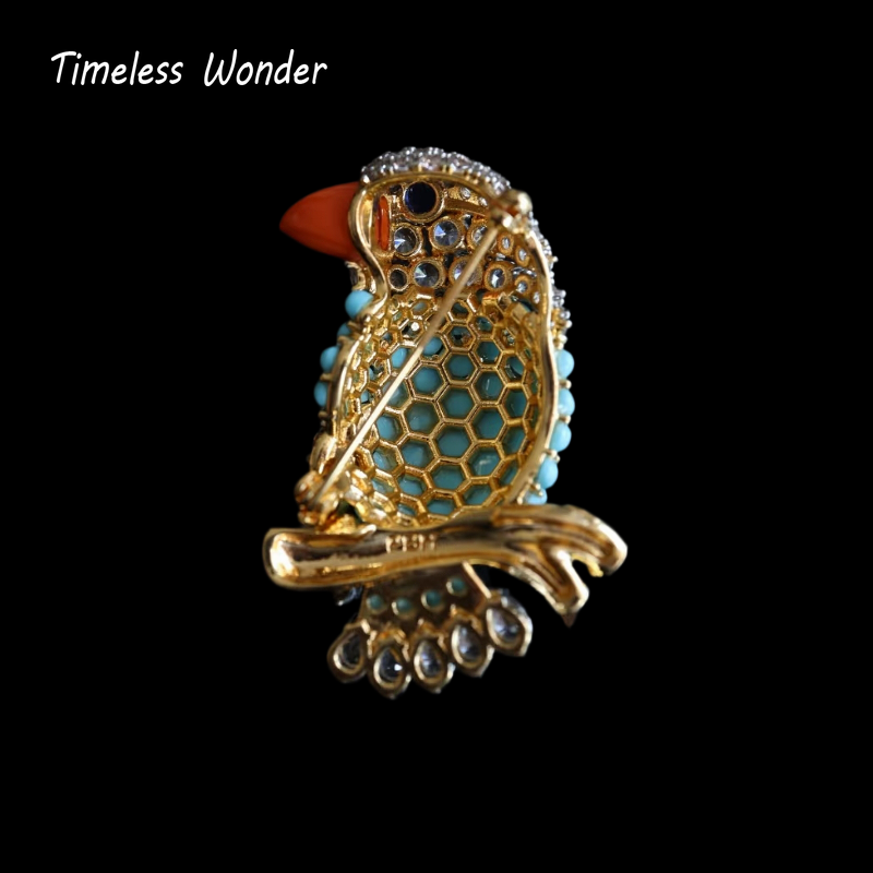 Timeless Wonder Fancy Zircon B - đánh giá và giá Vintage Brooch Pin