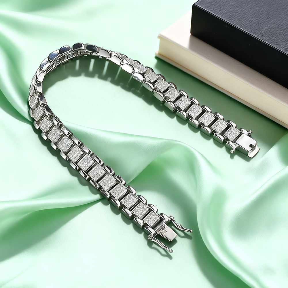 TEMGF Full Moissanite Bracelet - đánh giá và giá Unique Jewelry Watches
