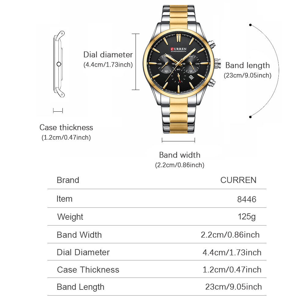 CURREN Casual Quartz Chrono Sp - đánh giá và giá Jewellery Watch