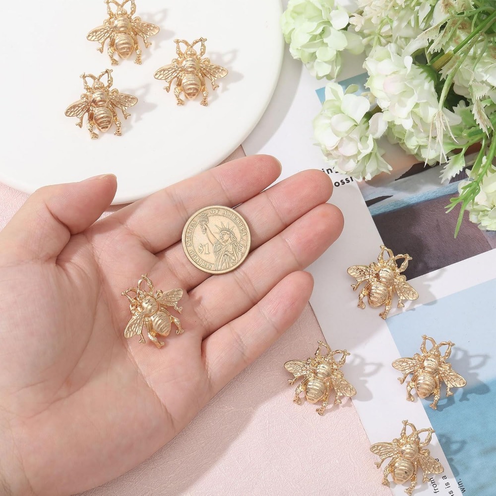 12PCS Honeybee Brooch Pin Gold - đánh giá và giá Vintage Brooch Pin