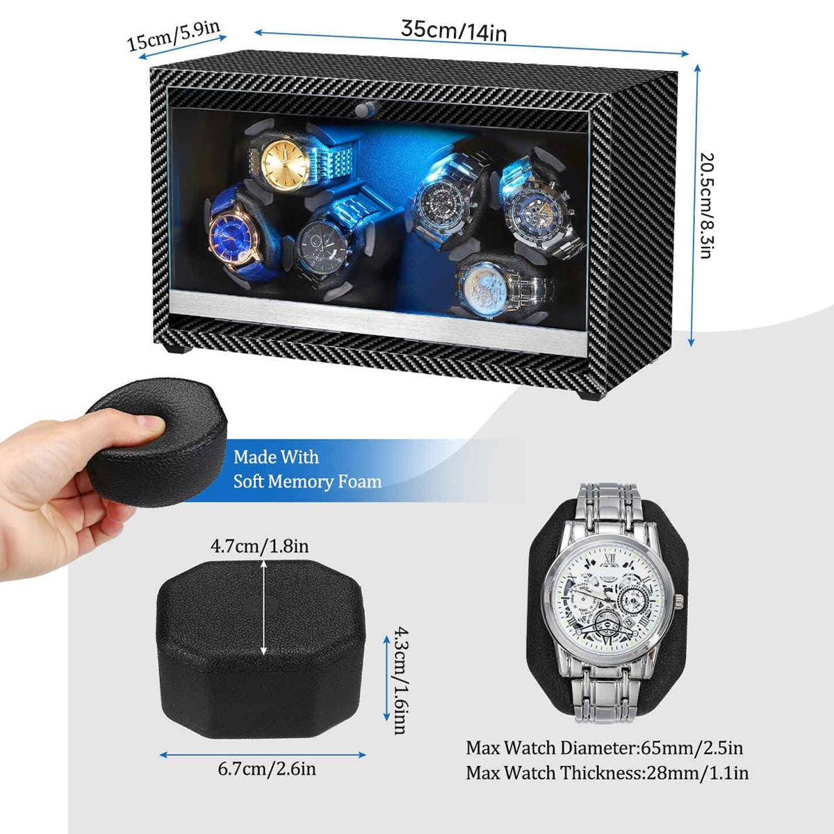 Watch Winder for Automatic Wat - đánh giá và giá Jewelry And Watches Stores