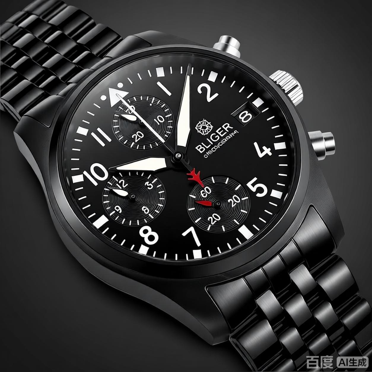 BLIGER Full Black Brushed 38mm - đánh giá và giá Jewellery Watch