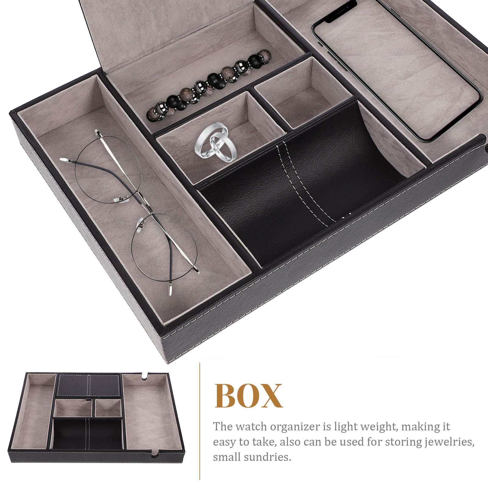 Multi-Grid Jewelry Storage Cas - đánh giá và giá Jewelry Organizer Watches