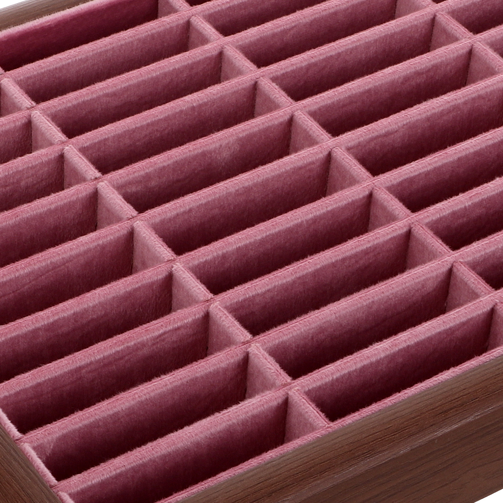 40 Slot Wood Jewelry Tray Imit - đánh giá và giá Jewelry Store Mens Watches