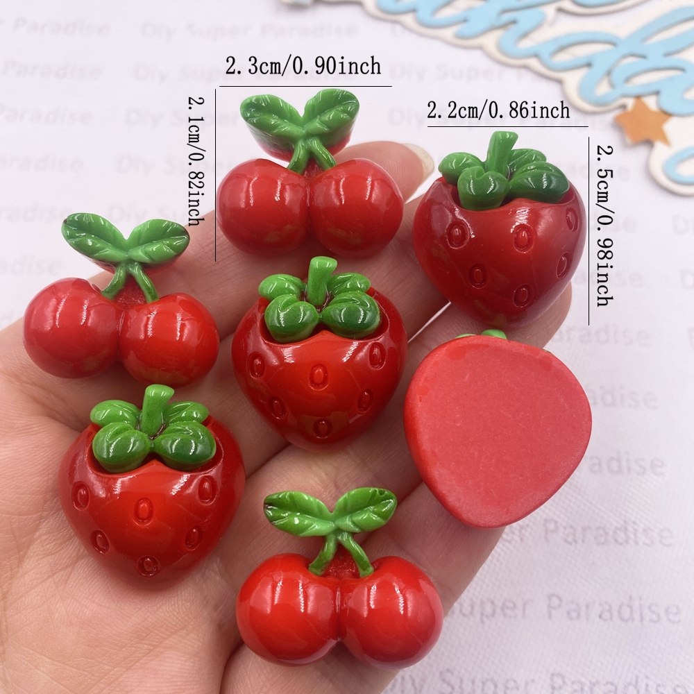 8PCS Resin Kawaii Colorful Red - đánh giá và giá Paradise Jewelry & Watches Llc Miami Photos