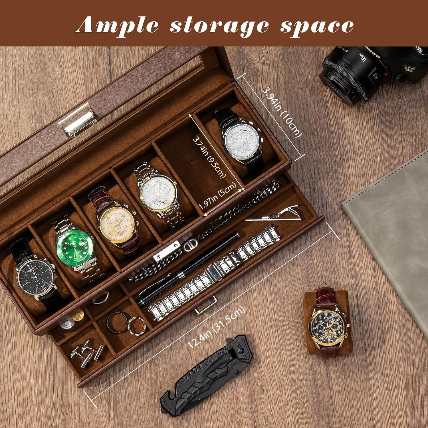 LUNEVA Store ProCase Watch Box - đánh giá và giá Jewelry And Watches Stores