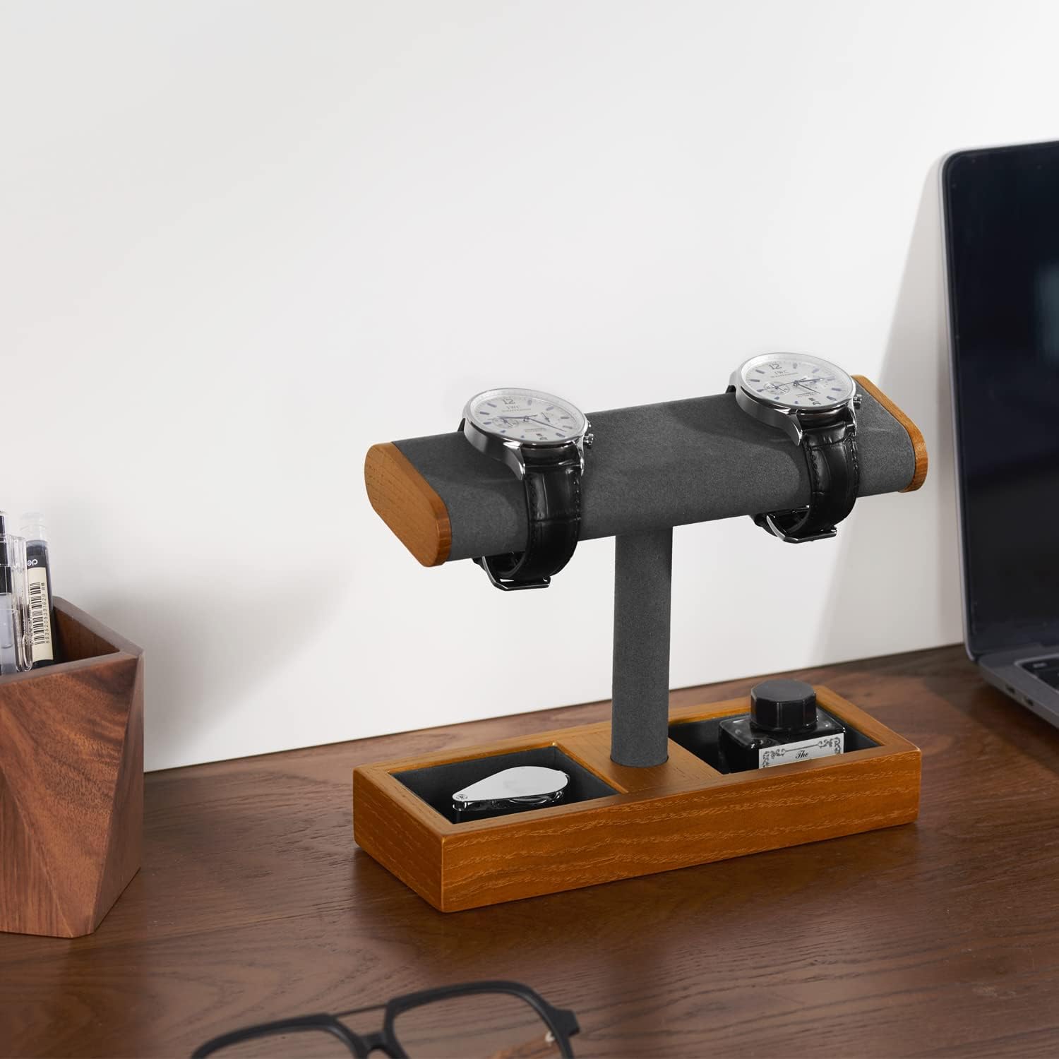 Solid Wood Watch Stand T-bar W - đánh giá và giá Jewelry Store Mens Watches