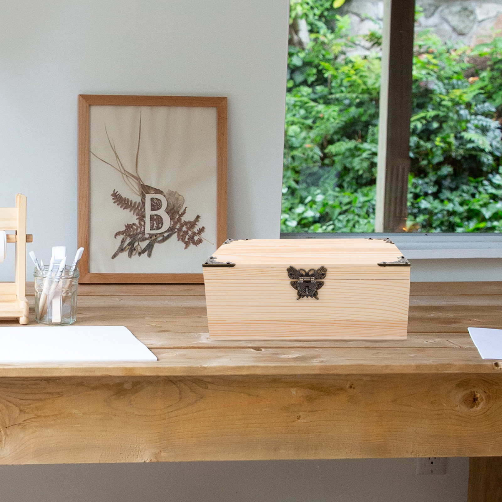 Wood Storage Box Large Wooden  - đánh giá và giá Jewelry Organizer Watches
