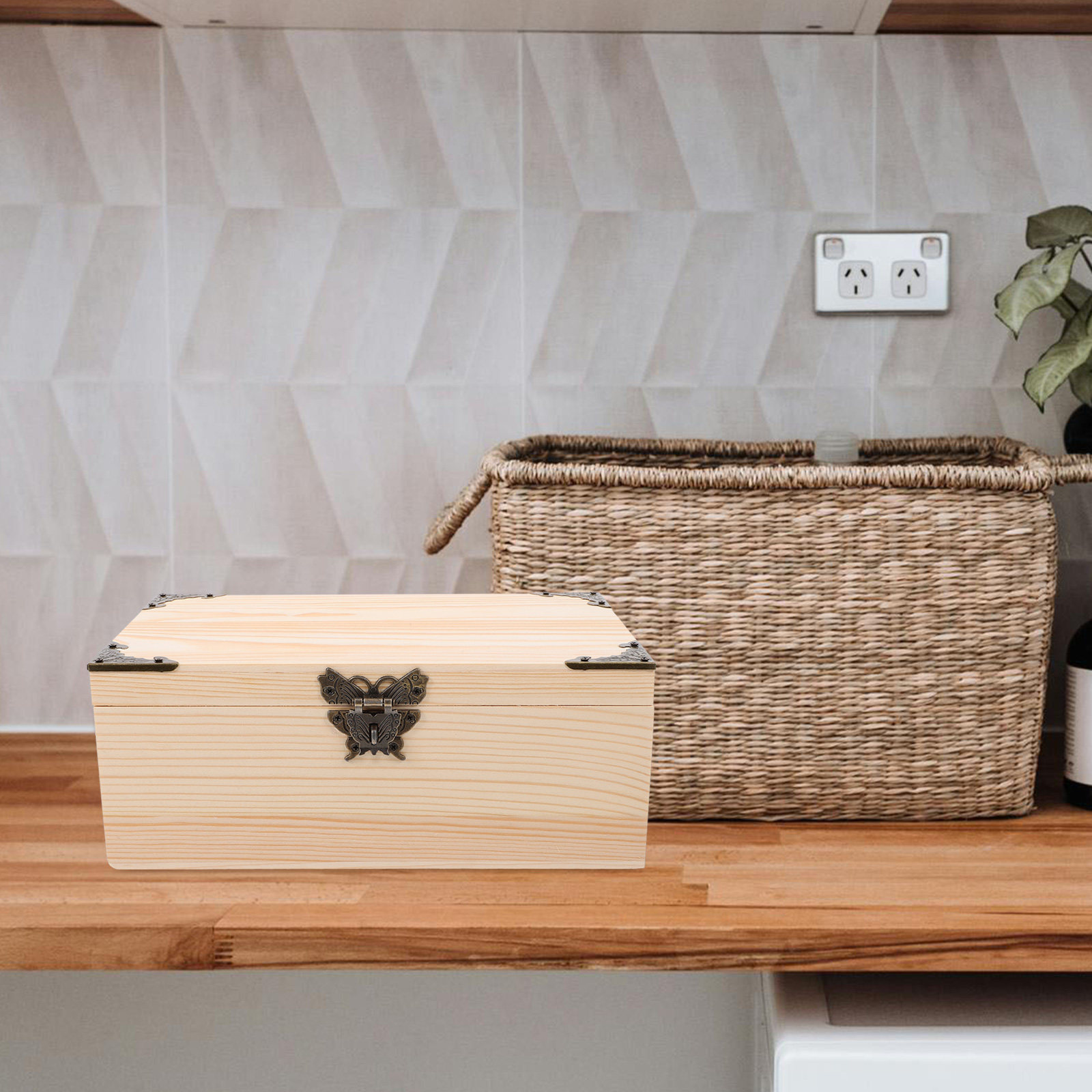 Wood Storage Box Large Wooden  - đánh giá và giá Jewelry Organizer Watches