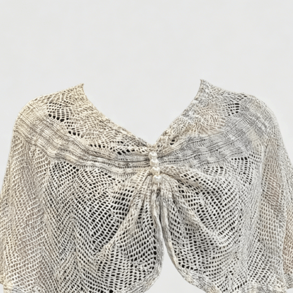Pullover Style Crochet Shawl P - đánh giá và giá Vintage Brooch Pin
