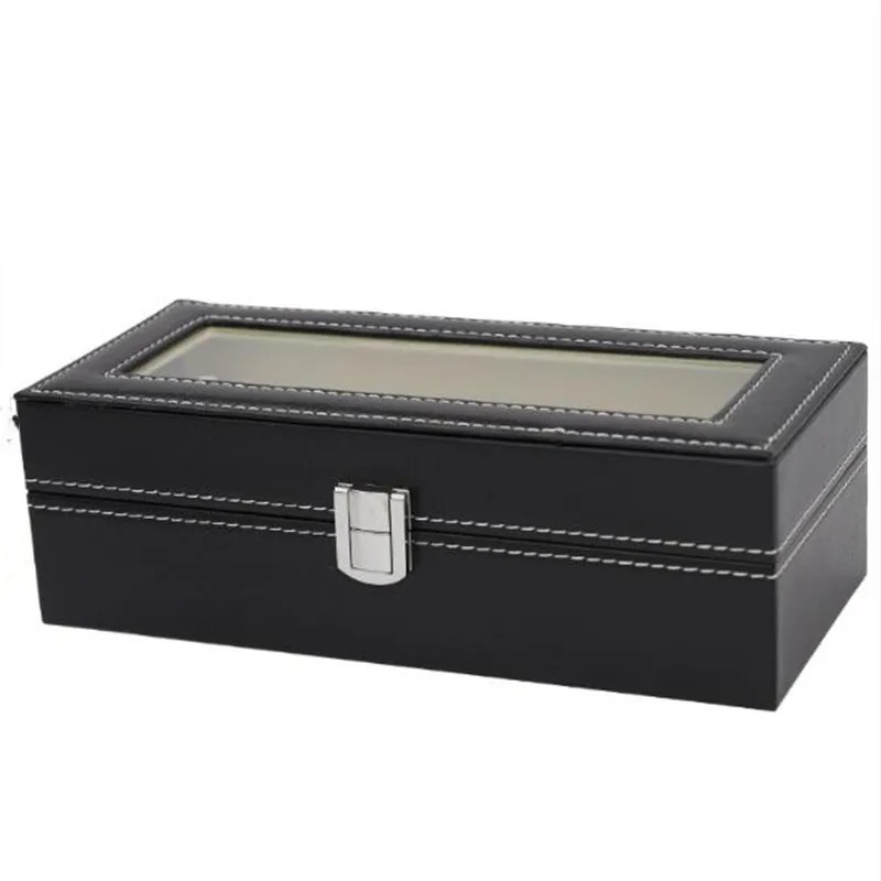 6 Grids Watch Box PU Leather W - đánh giá và giá Best Jewelry Watches