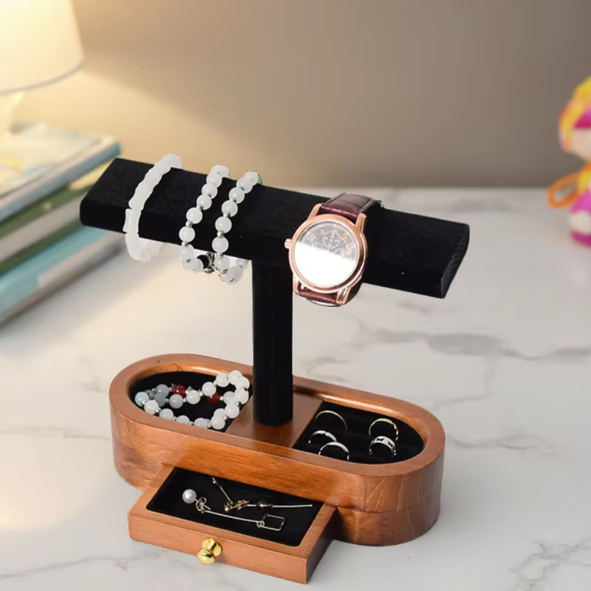 Jewelry Rack Solid Wood Jewelr - đánh giá và giá Jewelry Stand Watches