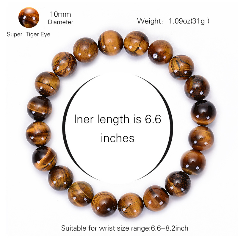1pc Fashion Tiger Eye Bangles  - đánh giá và giá Gemstone Bracelet Healing