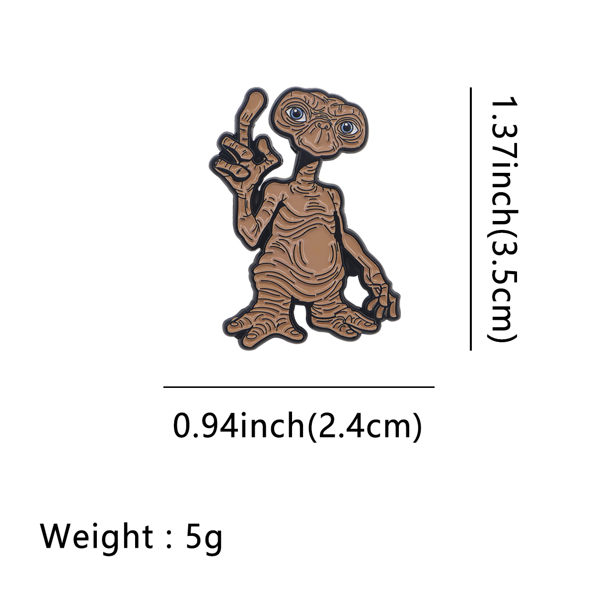 Vintage Funny Alien Enamel Car - đánh giá và giá Vintage Brooch Pin