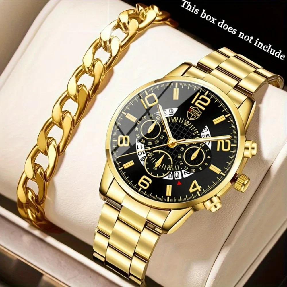 4pcs/set Men's Casual Watch Al - đánh giá và giá Best Jewelry Watches