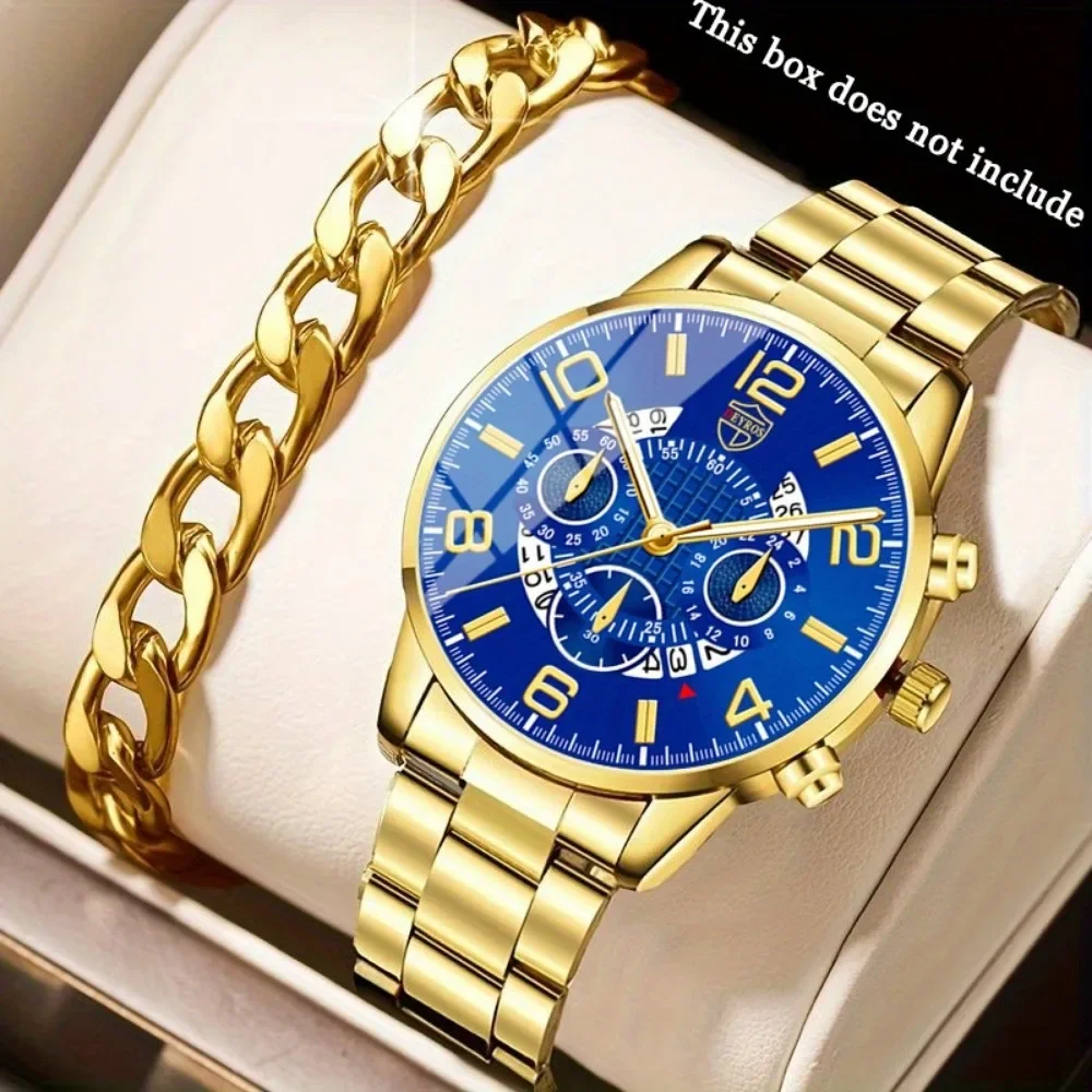 4pcs/set Men's Casual Watch Al - đánh giá và giá Best Jewelry Watches