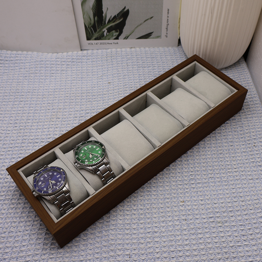 DOKW Jewelry Tray Wooden 6 Gri - đánh giá và giá Jewelry Store Mens Watches