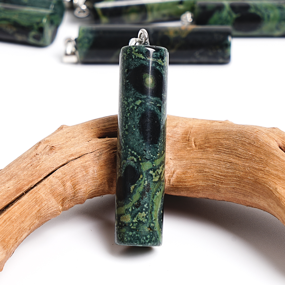 NATURAL GREEN GEMSTONE CYLINDR - đánh giá và giá Gemstone Bracelet Healing